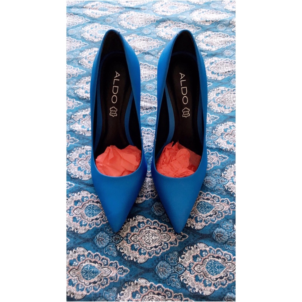 Blue Aldo heels